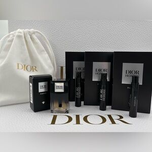 NWT Dior L’Homme deluxe travel pouch 5 pcs gift bundle